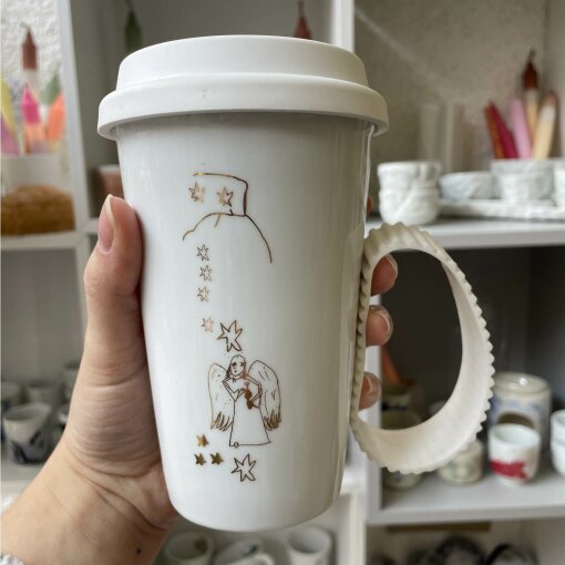 pohárek TO GO Meditace a Kostlivci